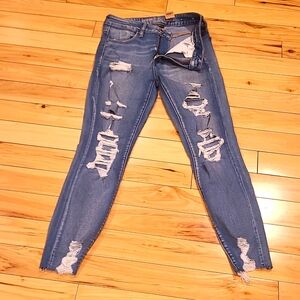 Womens 6 short hi rise jeggings ae